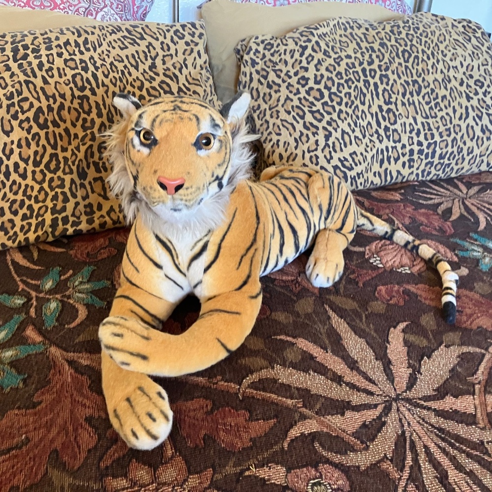 Incredible Stuffed Vintage Tiger